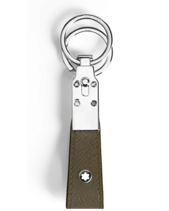 Schlüsselanhänger mit Schlaufe aus Sartorial Leder - Khaki - Leder - MB221354 - Schlüsselringe & Schlüsseletuis