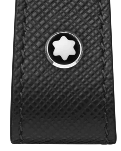 Schlüsselanhänger mit Schlaufe aus Sartorial Leder - Schwarz - Leder - MB130747 - Schlüsselringe & Schlüsseletuis