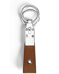 Schlüsselanhänger mit Schlaufe aus Sartorial Leder - Rehbraun - Leder - MB220399 - Schlüsselringe & Schlüsseletuis