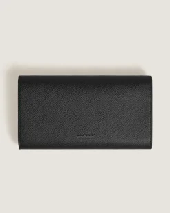 Schmale Continental-Brieftasche Montblanc Envelope - Schwarz - Leder - MB222941 - Brieftaschen