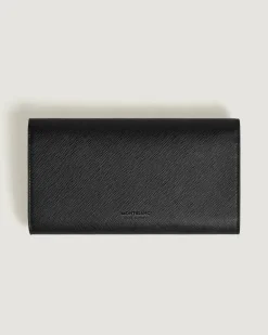 Schmale Continental-Brieftasche Montblanc Envelope - Schwarz - Leder - MB222941 - Brieftaschen