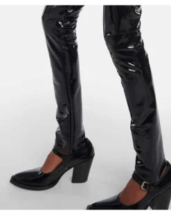 Schmale Hose Schwarz