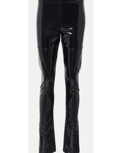 Schmale Hose Schwarz