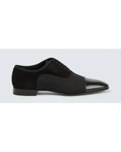 Schnürschuhe Greggo mit Leder Schwarz