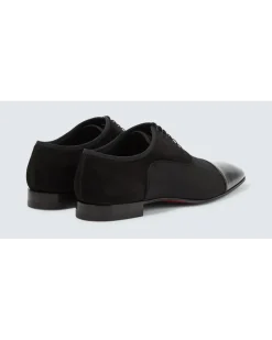 Schnürschuhe Greggo mit Leder Schwarz
