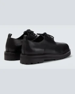 Schnürschuhe Jackson aus Leder Schwarz