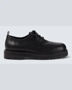 Schnürschuhe Jackson aus Leder Schwarz