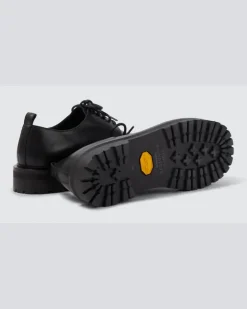 Schnürschuhe Jackson aus Leder Schwarz