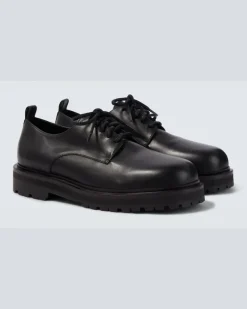 Schnürschuhe Jackson aus Leder Schwarz
