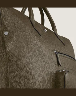 Schreibmappe Montblanc Companion Groß - Khaki - Leder - MB220193 - Tragetaschen