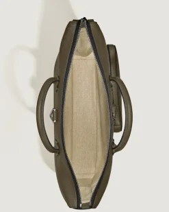 Schreibmappe Montblanc Companion Groß - Khaki - Leder - MB220193 - Tragetaschen