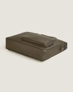 Schreibmappe Montblanc Companion Groß - Khaki - Leder - MB220193 - Tragetaschen