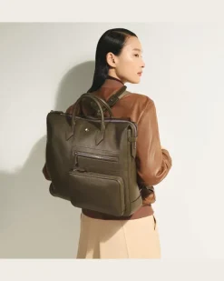 Schreibmappe Montblanc Companion Groß - Khaki - Leder - MB220193 - Tragetaschen
