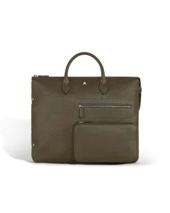 Schreibmappe Montblanc Companion Groß - Khaki - Leder - MB220193 - Tragetaschen