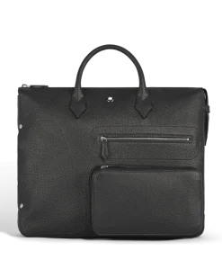 Schreibmappe Montblanc Companion Groß - Schwarz - Leder - MB220192 - Tragetaschen