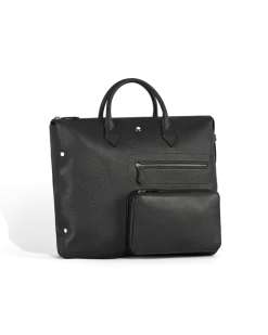 Schreibmappe Montblanc Companion Groß - Schwarz - Leder - MB220192 - Tragetaschen