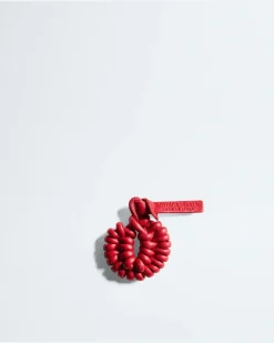 Schuh-Charm mit geknoteter Muschel-Rot - Unisex