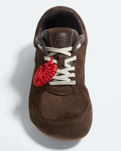 Schuh-Charm mit geknoteter Muschel-Rot - Unisex