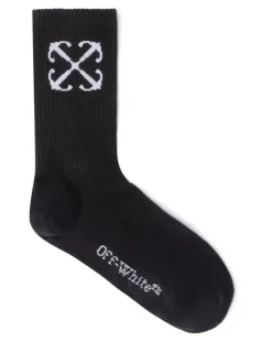 Schwarze Pfeil mittelhohe Socken