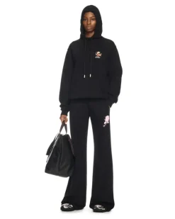 Schwarzer Fresco Hoodie