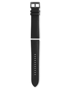 Schwarzes Kalbslederarmband mit schwarzer Dornschließe - - Kalbsleder - MB130732 - Smart Armbänder