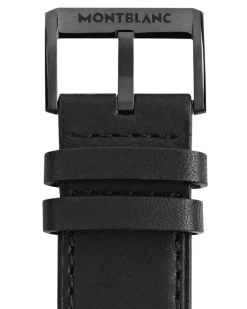 Schwarzes Kalbslederarmband mit schwarzer Dornschließe - - Kalbsleder - MB130732 - Smart Armbänder