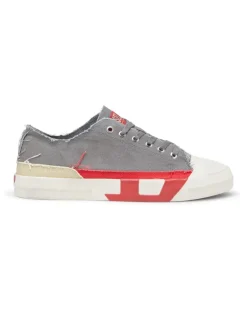 S-D-Verse-Canvas-Sneakers mit Schmutz-Effekt - Sneakers - Herren - Grau