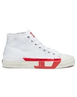 S-D-Verse-High Top-Sneakers aus Canvas mit Schmutz-Effekt - Sneakers - Herren - Bunt