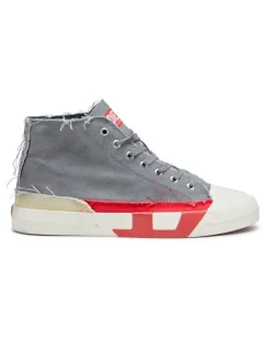 S-D-Verse-High Top-Sneakers aus Canvas mit Schmutz-Effekt - Sneakers - Herren - Bunt