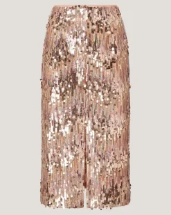 Sequin pencil skirt Silver
