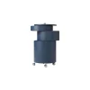 Servierwagen Barboy - Blau - Holz - Designer Verner Panton