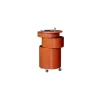 Servierwagen Barboy - Orange - mitteldichte bemalte Holzfaserplatte - Designer Verner Panton