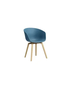 Sessel About a chair - Blau - Recyceltes Polypropylen - Designer Hee Welling