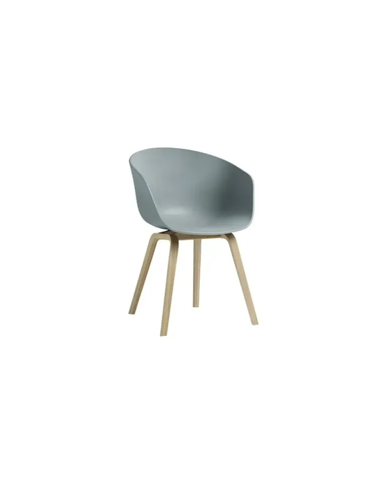 Sessel About a chair - Blau - Recyceltes Polypropylen - Designer Hee Welling