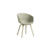 Sessel About a chair - Grün - Recyceltes Polypropylen - Designer Hee Welling