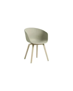 Sessel About a chair - Grün - Recyceltes Polypropylen - Designer Hee Welling