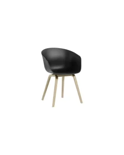 Sessel About a chair - Schwarz - Recyceltes Polypropylen - Designer Hee Welling
