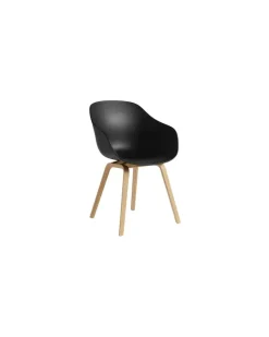 Sessel About a chair - Schwarz - Recyceltes Polypropylen - Designer Hee Welling