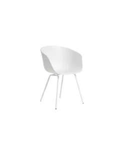 Sessel About a chair - Weiß - Recyceltes Polypropylen - Designer Hee Welling