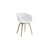 Sessel About a chair - Weiß - Recyceltes Polypropylen - Designer Hee Welling