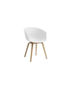 Sessel About a chair - Weiß - Recyceltes Polypropylen - Designer Hee Welling