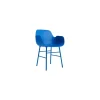 Sessel Form - Blau - massive Eiche - Designer Simon Legald