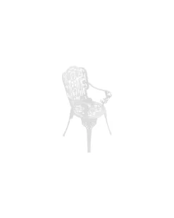 Sessel Industry Garden - Weiß - Aluminium - Designer Studio Job