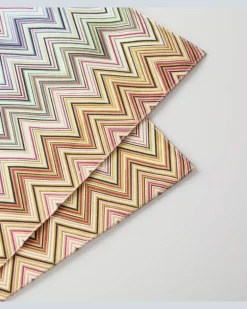 Set Andorra Zigzag aus zwei Tischsets Multicolor