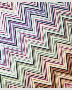 Set Andorra Zigzag aus zwei Tischsets Multicolor