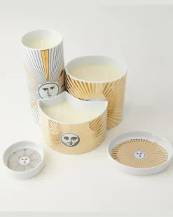 Set aus drei Duftkerzen Nel Mentre Gold