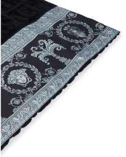 Set aus fünf I Love Baroque Handtüchern - Schwarz