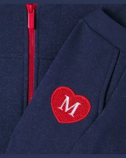 Set aus Kapuzenjacke und Jogginghose Blau