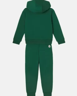 Set aus Kapuzenjacke und Jogginghose GrüN