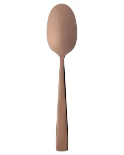 Set aus sechs Kaffeelöffeln mit Logo-Gravur - Rosa